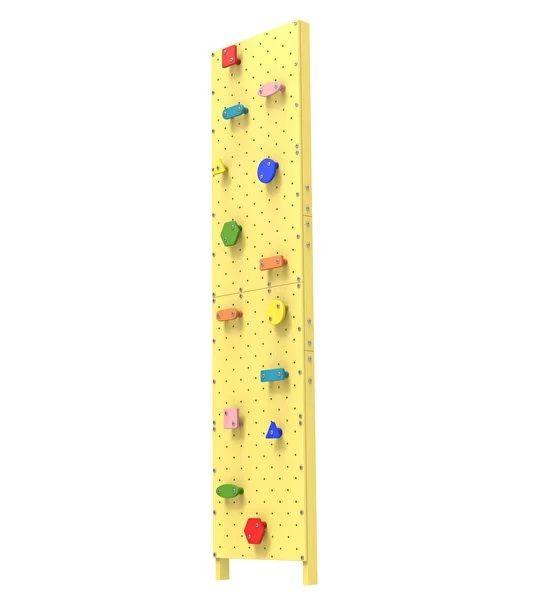 Детский скалодром Геометрия (ширина 0,6 метра) (Желтый)