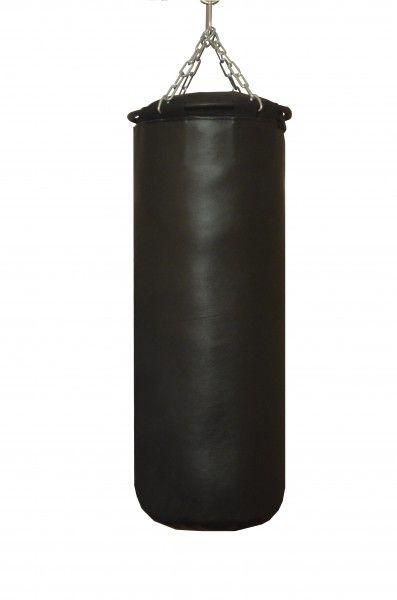 Боксерский мешок Рокки натуральная кожа (размер в ассортименте) (Высота 140 см, Диаметр 40 см, Вес 60 кг) - фото 1 - id-p74112149