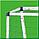 Профессиональные футбольные ворота Proxima 6 футов из пластика JC-185, фото 2