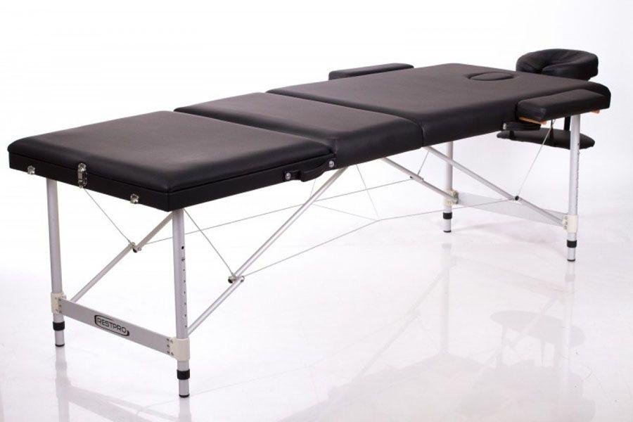 Складной массажный стол - кушетка Restpro Alu 3 (Черный) - фото 4 - id-p74111822