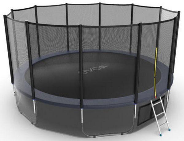 Батут EVO Jump External 16ft + Lower net (Синий) - фото 6 - id-p55120921