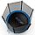 Батут EVO Jump External 10ft + Lower net (Синий), фото 6