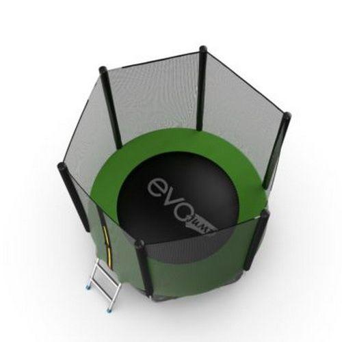 Батут EVO Jump External 6ft + Lower net (Зеленый) - фото 7 - id-p53774588
