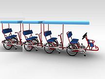 Веломобиль восьмиместный Зверь М1