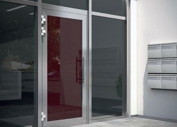 Наружные алюминиевые двери - фото 4 - id-p88309689