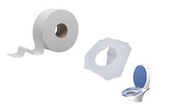 Туалетная бумага рулонная, листовая и защитное покрытие для унитаза
