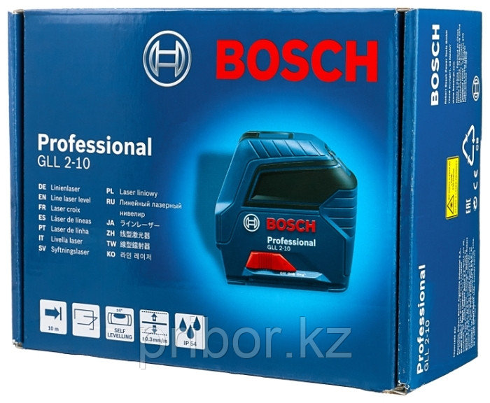 Bosch GLL 2-10 Лазерный профессиональный нивелир. Внесен в реестр СИ РК - фото 4 - id-p88309497