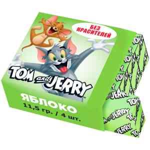 Жевательная конфета Tom&Jerry, яблоко, 11,5г