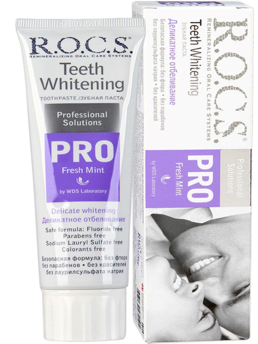 R.O.C.S. Зубная паста PRO Деликатное отбеливание Fresh Mint 135 гр. - фото 1 - id-p85181679