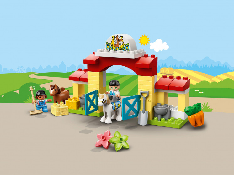 LEGO DUPLO 10951 Конюшня для лошади и пони, конструктор ЛЕГО - фото 10 - id-p88310415