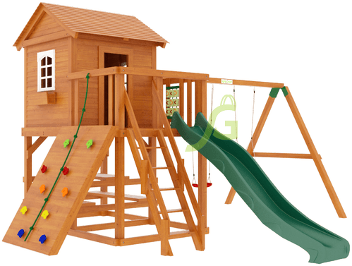 Детский игровой комплекс "Домик" IgraGrad Детская деревянная площадка "IgraGrad Домик 2" - фото 2 - id-p88311024