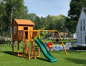 Детский игровой комплекс "Домик" IgraGrad Детская деревянная площадка "IgraGrad Домик 1"