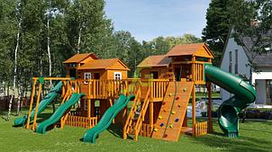 Детский игровой комплекс "Домик" IgraGrad Детская деревянная площадка "IgraGrad Домик 7"