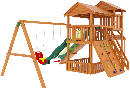 Детский игровой комплекс "Домик" IgraGrad Детская деревянная площадка "IgraGrad Домик 3", фото 5