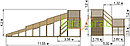 Деревянные зимние горки IgraGrad Зимняя горка "IgraGrad Snow Fox", скат 10 м (мод. 2), фото 4
