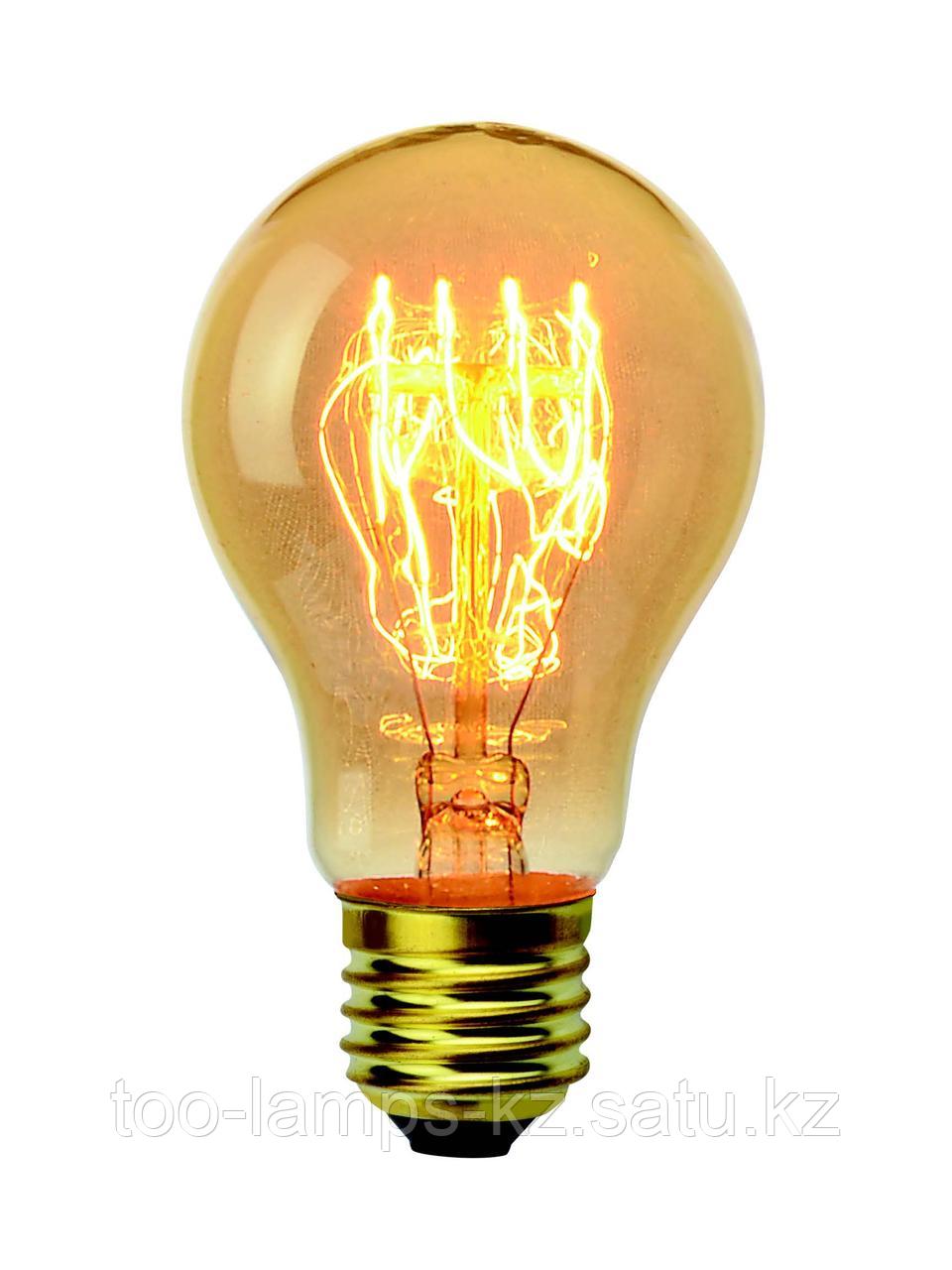 Светодиодная филаментная ретро лампа Эдисона DECOART мощностью 40W