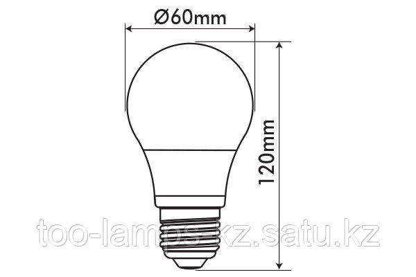 Светодиодная лампа OPTILED/A60/E27/16W/6400K/SMD/CBOX, фото 2