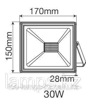 Прожектор светодиодный INDUS/30W/SMD/6000K/IP65/220V, фото 2