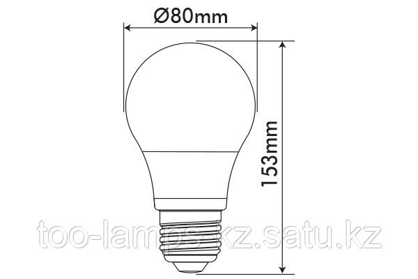 Светодиодная лампа OPTILED/A80/E27/20W/4000K/SMD/CBOX, фото 2