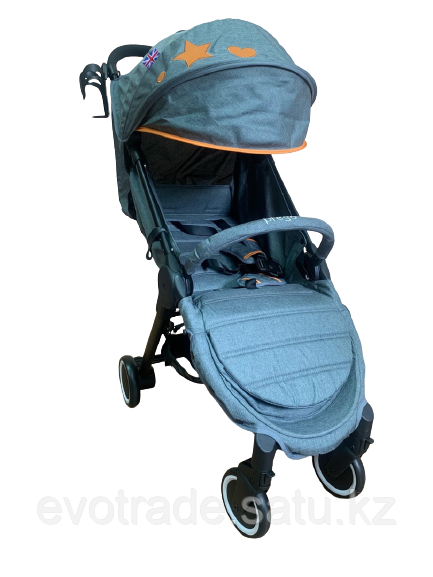 Коляска прогулочная Prego 301 серая