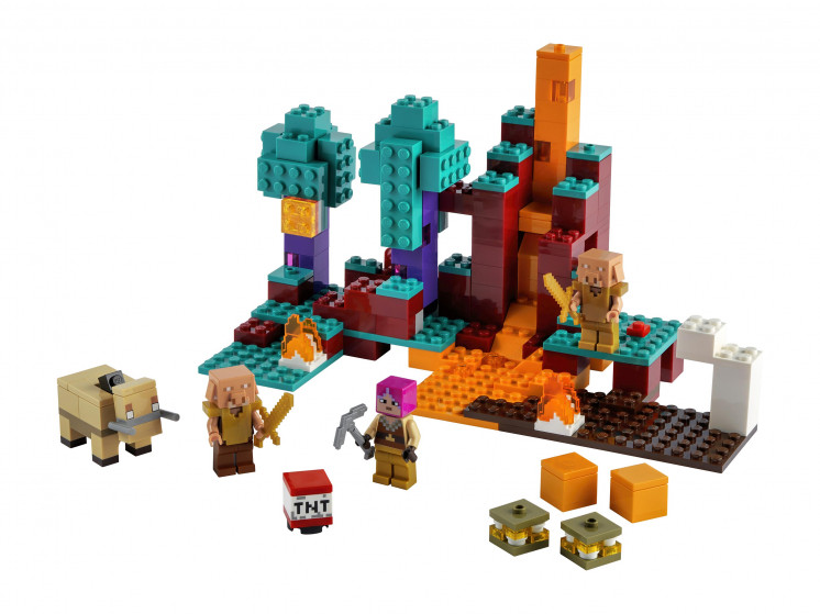 LEGO Minecraft 21168 Искажённый лес, конструктор ЛЕГО - фото 3 - id-p88341209