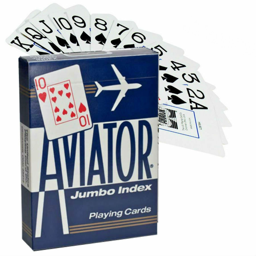 Aviator JUMBO INDEX playing cards