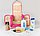 Органайзер для хранения косметики и аксессуаров складной подвесной Wosh bag розовый, фото 7