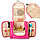 Органайзер для хранения косметики и аксессуаров складной подвесной Wosh bag розовый, фото 9