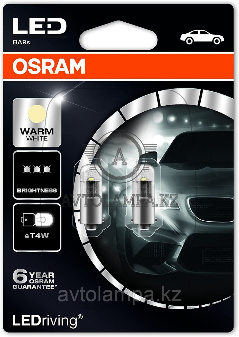 3850WW-02B ≠4000К T4W premium теплый белый OSRAM уп 2  шт