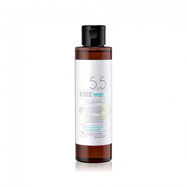 Слабокислотный очищающий тонер с экстрактом солодки ACWELL Licorice PH Balancing Cleansing Toner