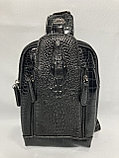 Мужская нагрудная сумка-кобура (высота 23 см, ширина 14 см, глубина 5 см), фото 3