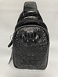 Мужская нагрудная сумка-кобура (высота 25 см, ширина 15 см, глубина 6 см), фото 3