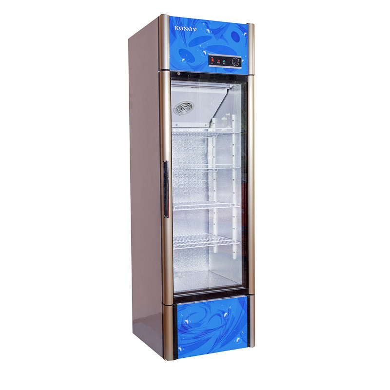 Вертикальный холодильник 350 Холодильник для выставки напитков, молочных изделий и прочего. - фото 1 - id-p88362141