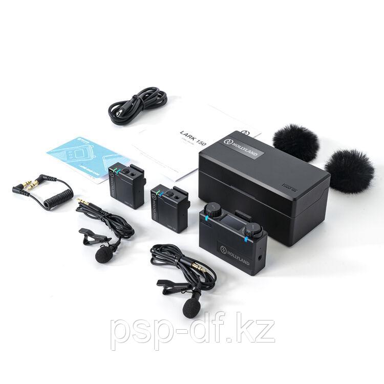 Радио петличный Hollyland LARK 150 Wireless Dual Microphone System - фото 6 - id-p88362797