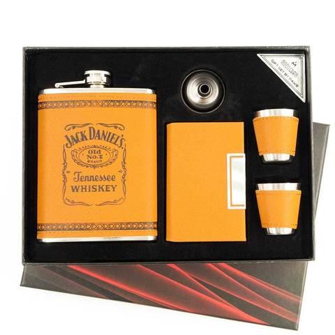 Фляжка с аксессуарами в подарочной упаковке «The STRONG man» (Jack Daniel's Leather) - фото 7 - id-p88363161