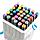 Набор маркеров 3D-TOUCH Twin Art в кейсе для скетчинга (Белый / 12 фломастеров), фото 9