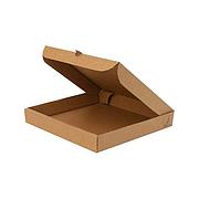 Коробка д/пиццы, 330х330х40мм, бурая, профиль Б, 2500 шт