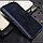 Чехол для смартфона кошелек визитница на магните для Note 10 Plus PULOKA темно синий, фото 2