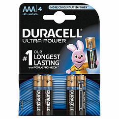 Батарейки LR03 ААА - 4 штуки Duracell Turbo Max (LR03/MX2400), Duracell