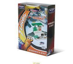 Набор игровой  "MEGAPOLIS" Turbo заправка с машинками . (DreamWorks)