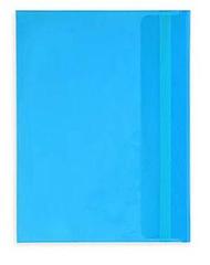 Папка-конверт B5 синяя 180мкм 282х209 мм