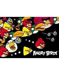 Папка-конверт Пластиковая на кнопке Hatber А4ф -Angry Birds