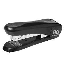 Степлер "BG Fluent", № 24/6, 30л, пластиковый корпус, чёрный, в картонной упаковке