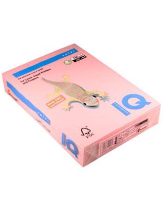 Бумага цветная IQ Color цвет розовый А4, 160 гр/м2, 250 листов