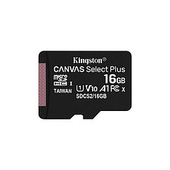 Карта памяти microSDHC 16GB, Kingston SDCS2/16GBSP MemoryCard Class 10