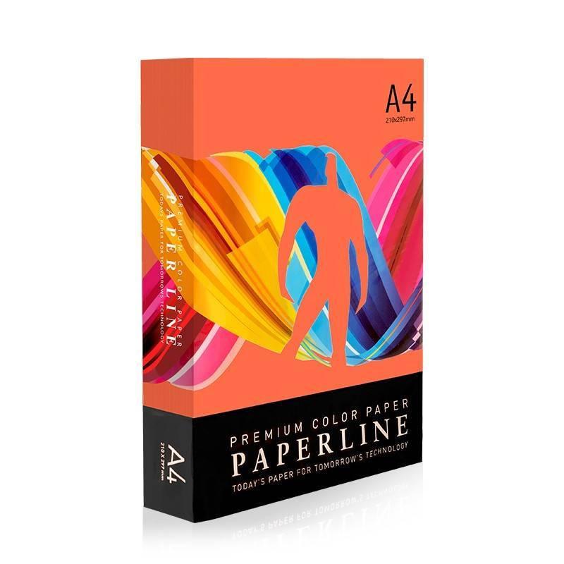 Бумага цветная PAPERLINE  цвет оранжевый А4, 80 гр/м2, 500 листов