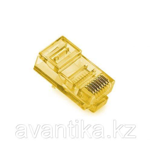 Коннектор RJ45 8P8C желтый