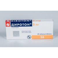 Диротон 5 мг №28 таблетки