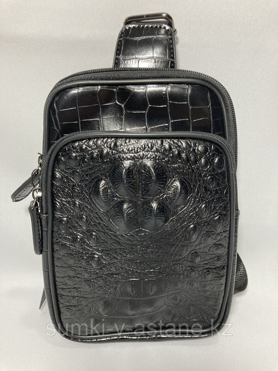 Мужская нагрудная сумка-слинг "Cantlor" (высота 24 см, ширина 15 см, глубина 5 см) - фото 6 - id-p88485564