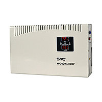 Стабилизатор (AVR), SVC, AVR-3000-W, Мощность 3000ВА/3000Вт, LED-дисплей, Диапазон работы AVR: 140-2